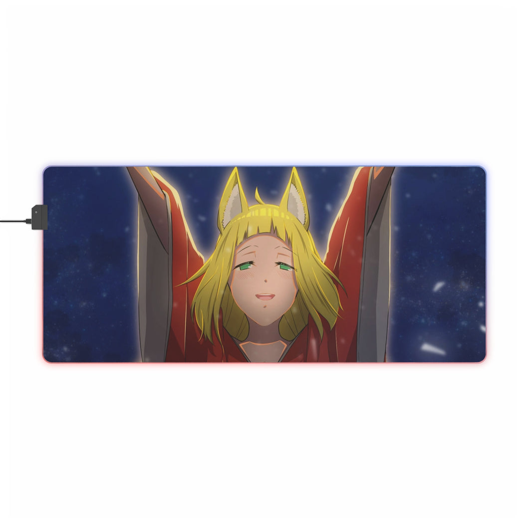 Is It Wrong To Try To Pick Up Girls In A Dungeon? RGB LED Mouse Pad (Desk Mat)