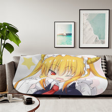 Load image into Gallery viewer, Miss Kobayashi&#39;s Dragon Maid Kobayashi San Chi No Maid Dragon, Tohru Sherpa Blanket
