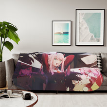 Load image into Gallery viewer, Darling in the FranXX Sherpa Blanket
