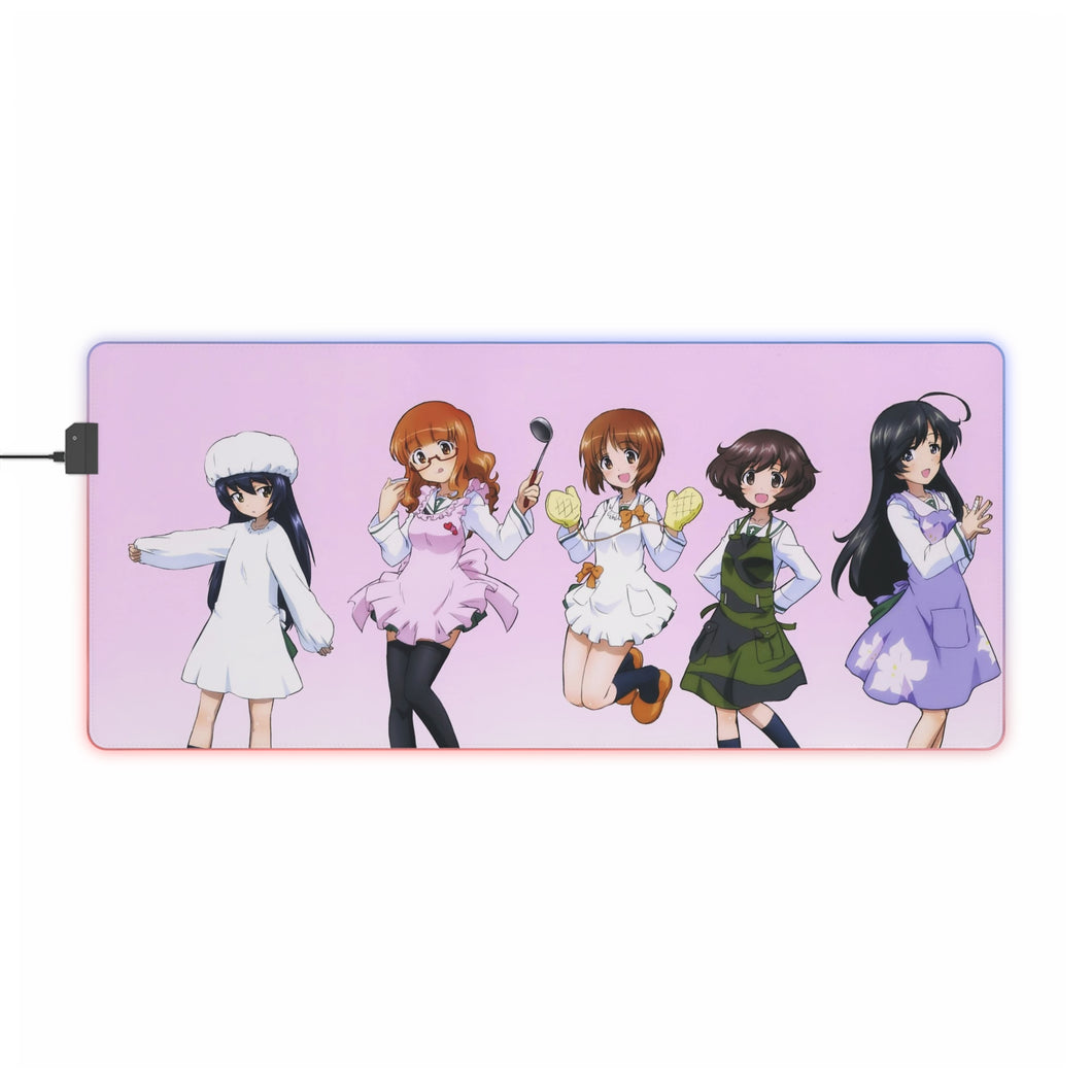 Girls und Panzer RGB LED Mouse Pad (Desk Mat)