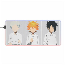 Load image into Gallery viewer, The Promised Neverland Ray, Norman, Emma RGB LED Mouse Pad (Desk Mat)
