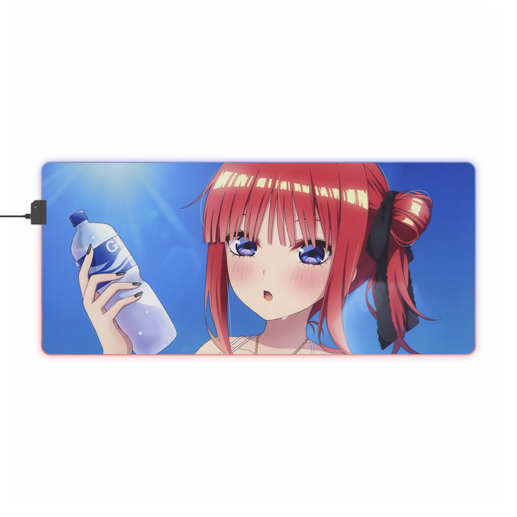 The Quintessential Quintuplets RGB LED Mouse Pad (Desk Mat)
