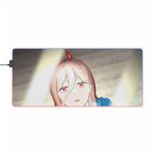Load image into Gallery viewer, Anime Chainsaw Man RGB LED Mouse Pad (Desk Mat)
