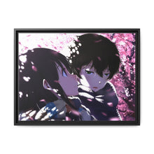 Load image into Gallery viewer, Eru Chitanda  And  Hōtarō Oreki Face Canvas Framed Art Print
