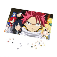Load image into Gallery viewer, Fairy Tail Natsu Dragneel, Erza Scarlet, Lucy Heartfilia, Happy, Wendy Marvell Jigsaw Puzzle
