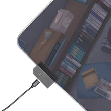 Load image into Gallery viewer, Girl sleeping in bed and cat touching her hair RGB LED Mouse Pad (Desk Mat)
