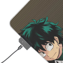 Load image into Gallery viewer, My Hero Academia Izuku Midoriya RGB LED Mouse Pad (Desk Mat)
