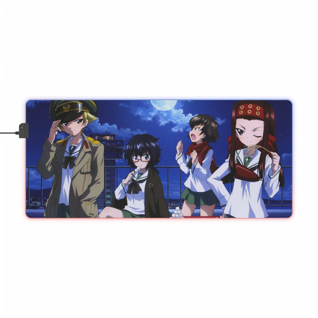 Girls und Panzer RGB LED Mouse Pad (Desk Mat)