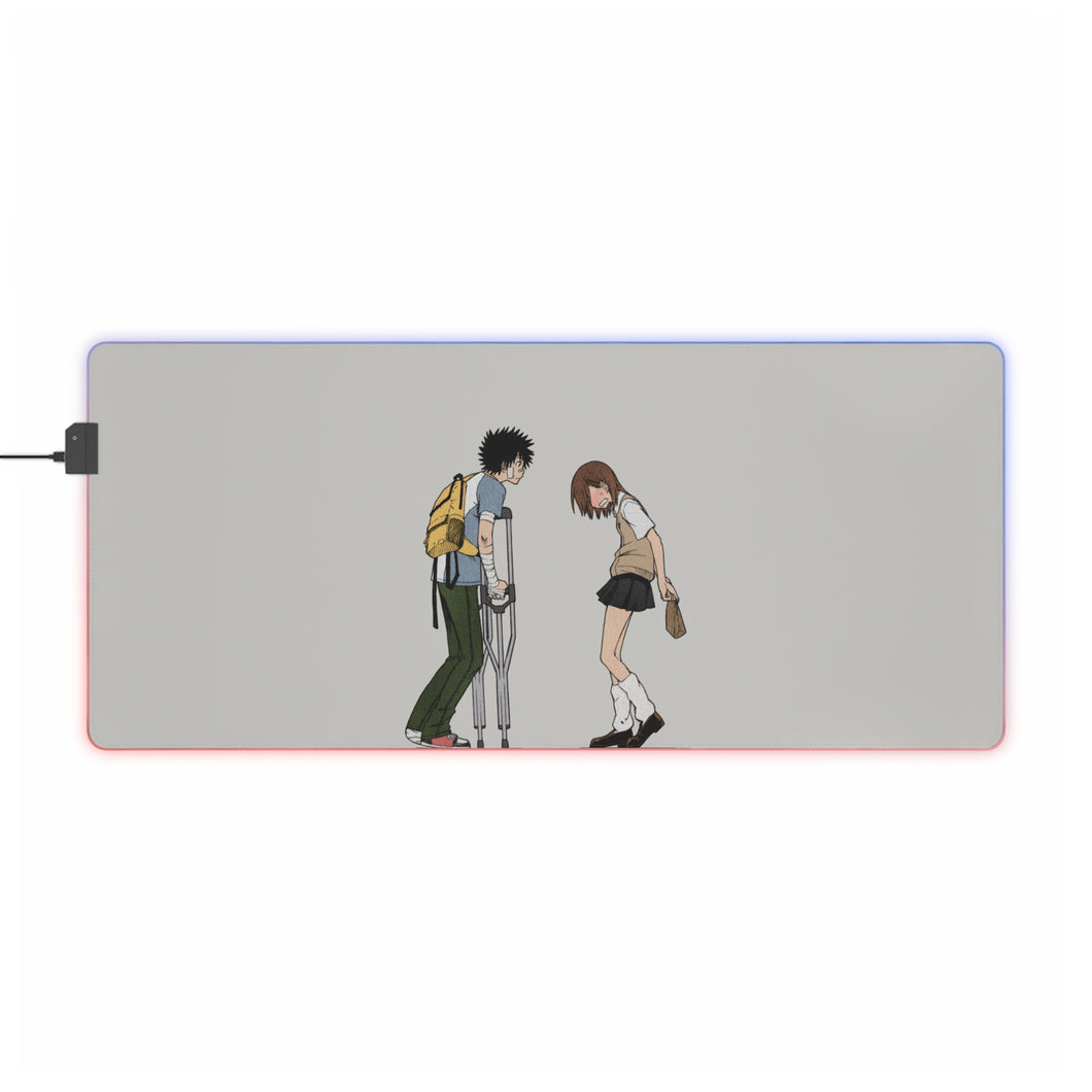 A Certain Scientific Railgun RGB LED Mouse Pad (Desk Mat)