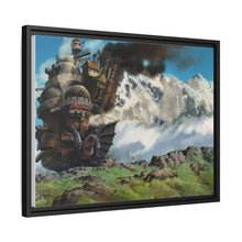 Load image into Gallery viewer, The walking castle Canvas Framed Art Print
