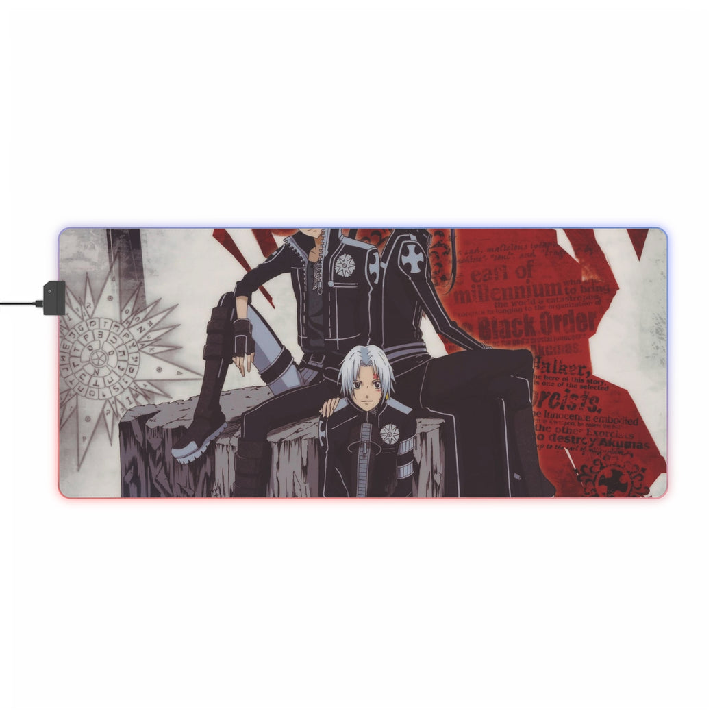 D.Gray-man Allen Walker, Lavi RGB LED Mouse Pad (Desk Mat)