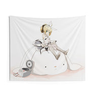 chibi saber lily Indoor Wall Tapestry