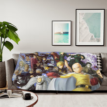 Load image into Gallery viewer, Anime One-Punch Man Sherpa Blanket
