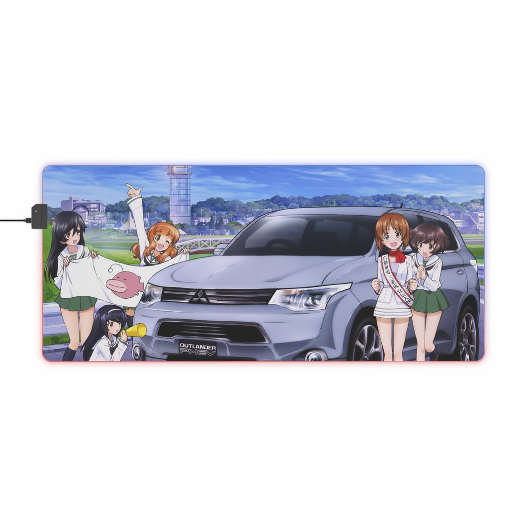 Girls und Panzer RGB LED Mouse Pad (Desk Mat)