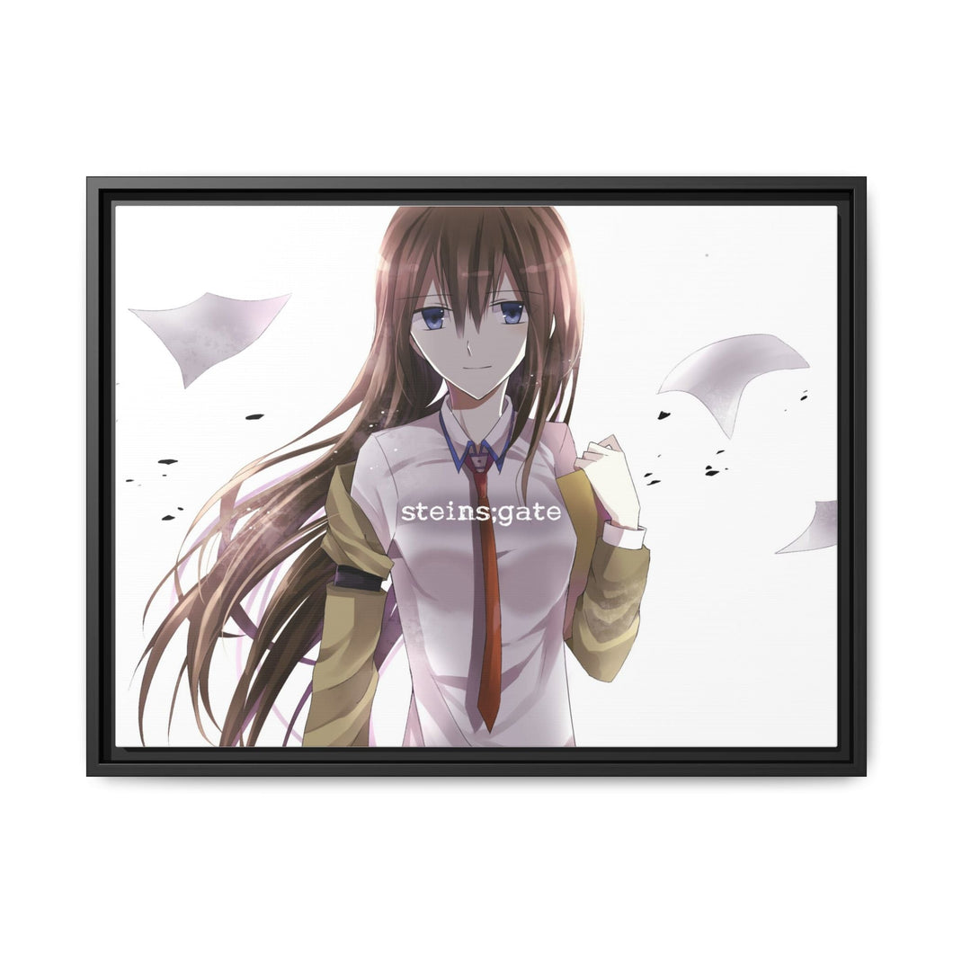 Makise Kurisu Canvas Framed Art Print