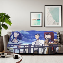 Load image into Gallery viewer, Mayuri, Kyouma &amp; Kurisu Sherpa Blanket
