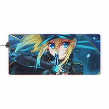 Load image into Gallery viewer, Fate/Grand Order Saber RGB LED Mouse Pad (Desk Mat)
