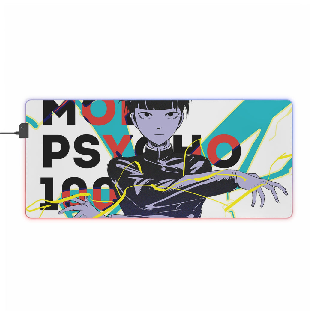 Mob Psycho 100 Shigeo Kageyama RGB LED Mouse Pad (Desk Mat)