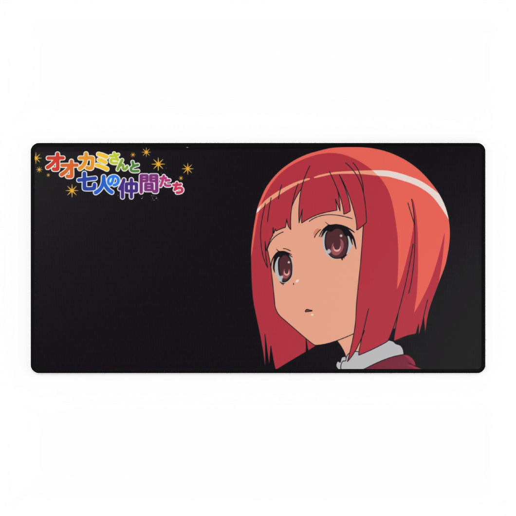Anime Ookami-san to Shichinin no Nakama-tachi Mouse Pad (Desk Mat)