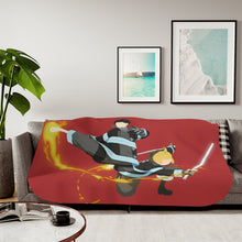 Load image into Gallery viewer, Fire Force Minimalistfor Desktop Sherpa Blanket
