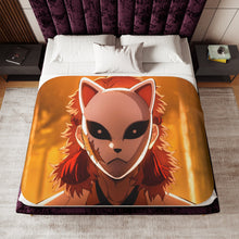 Load image into Gallery viewer, Anime Demon Slayer: Kimetsu no Yaiba Sherpa Blanket
