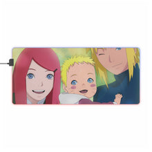 Load image into Gallery viewer, Minato,Kushina and Naruto RGB LED Mouse Pad (Desk Mat)
