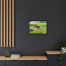 Load image into Gallery viewer, studio ghibli Howl&#39;s Moving Castle Canvas Framed Art Print
