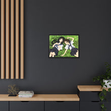 Load image into Gallery viewer, Eru Chitanda  Mayaka Ibara in the garden Canvas Framed Art Print
