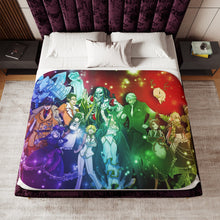 Load image into Gallery viewer, Overlord Albedo, Shalltear Bloodfallen, Narberal Gamma, Demiurge, Sebas Tian Sherpa Blanket
