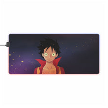 Load image into Gallery viewer, Monkey d. fluffy the future pirate king RGB LED Mouse Pad (Desk Mat)
