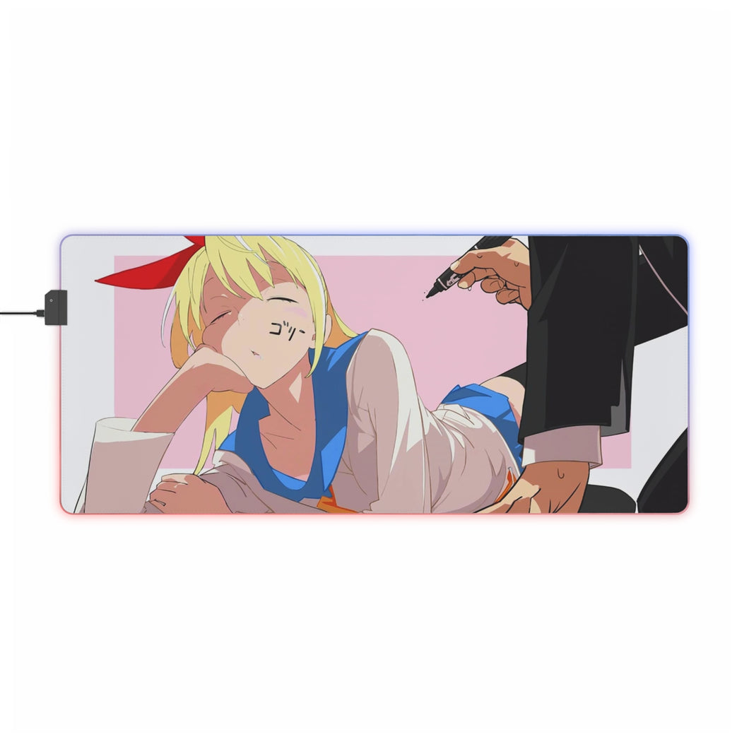 Nisekoi Chitoge Kirisaki RGB LED Mouse Pad (Desk Mat)
