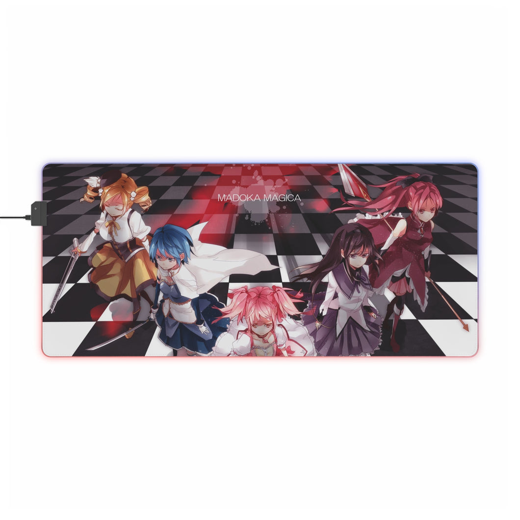 Puella Magi Madoka Magica RGB LED Mouse Pad (Desk Mat)