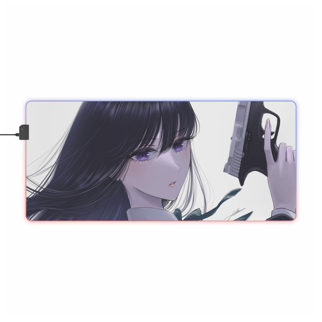 Lycoris Recoil Takina Inoue RGB LED Mouse Pad (Desk Mat)