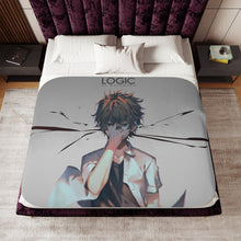 Load image into Gallery viewer, Hōtarō Oreki- logic Sherpa Blanket
