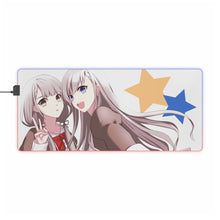Load image into Gallery viewer, Hisakawa Twins RGB LED Mouse Pad (Desk Mat)
