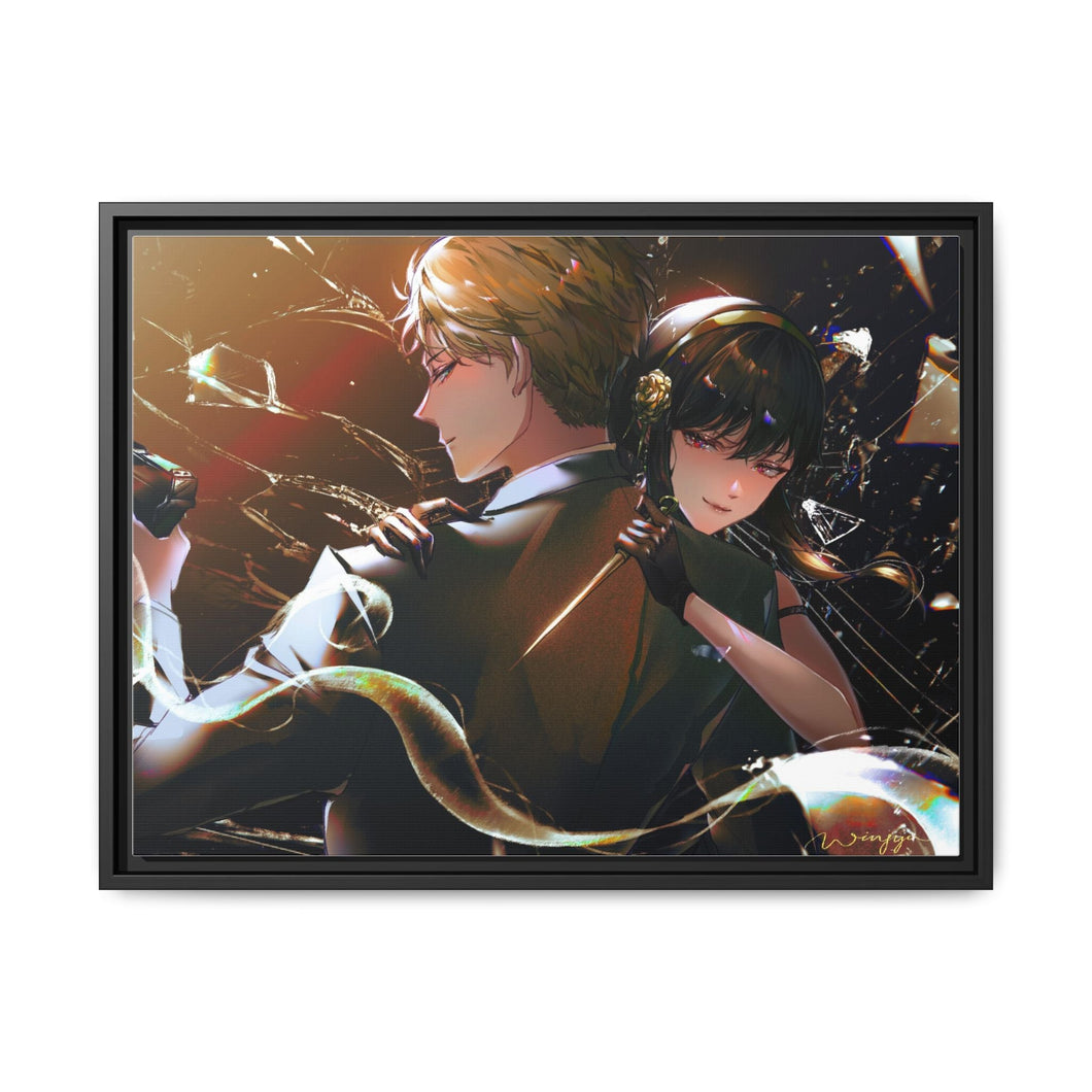 Anime Spy x Family Canvas Framed Art Print