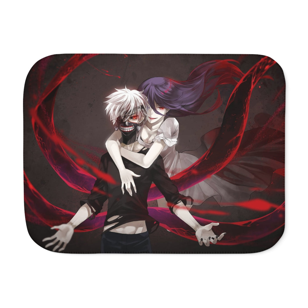 Tokyo Ghoul Ken Kaneki, Rize Kamishiro Sherpa Blanket