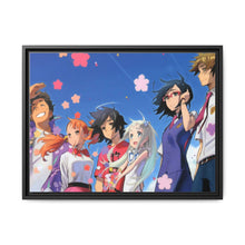 Load image into Gallery viewer, Anohana Meiko Honma, Jinta Yadomi, Naruko Anjou, Tetsudou Hisakawa, Chiriko Tsurumi Canvas Framed Art Print
