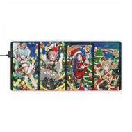 Memory Defrag - Fairy Santa Banner RGB LED Mouse Pad (Desk Mat)