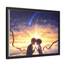 Load image into Gallery viewer, Anime Your Name. Canvas Framed Art Print
