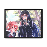 My Teen Romantic Comedy SNAFU Yukino Yukinoshita, Yui Yuigahama Canvas Framed Art Print