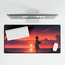 Load image into Gallery viewer, Anime Sunset Mouse Pad (Desk Mat)
