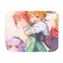 Load image into Gallery viewer, Miss Kobayashi&#39;s Dragon Maid Kanna Kamui, Kobayashi, Kobayashi San Chi No Maid Dragon, Tohru Sherpa Blanket
