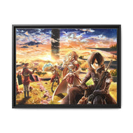 Anime Sword Art Onliner Canvas Framed Art Print