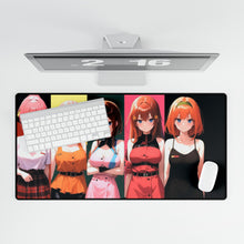 Load image into Gallery viewer, Nino, Ichika, Miku, Itsuki and Yotsuba Mouse Pad (Desk Mat)
