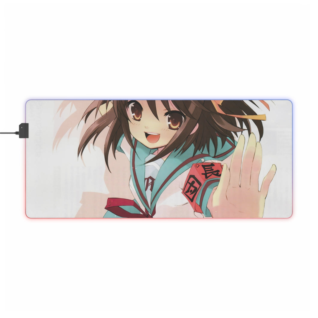 The Melancholy Of Haruhi Suzumiya RGB LED Mouse Pad (Desk Mat)