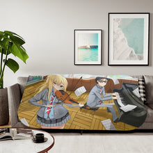 Load image into Gallery viewer, Kaori and Arima Sherpa Blanket
