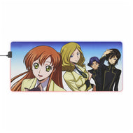 Code Geass Lelouch Lamperouge, Shirley Fenette RGB LED Mouse Pad (Desk Mat)