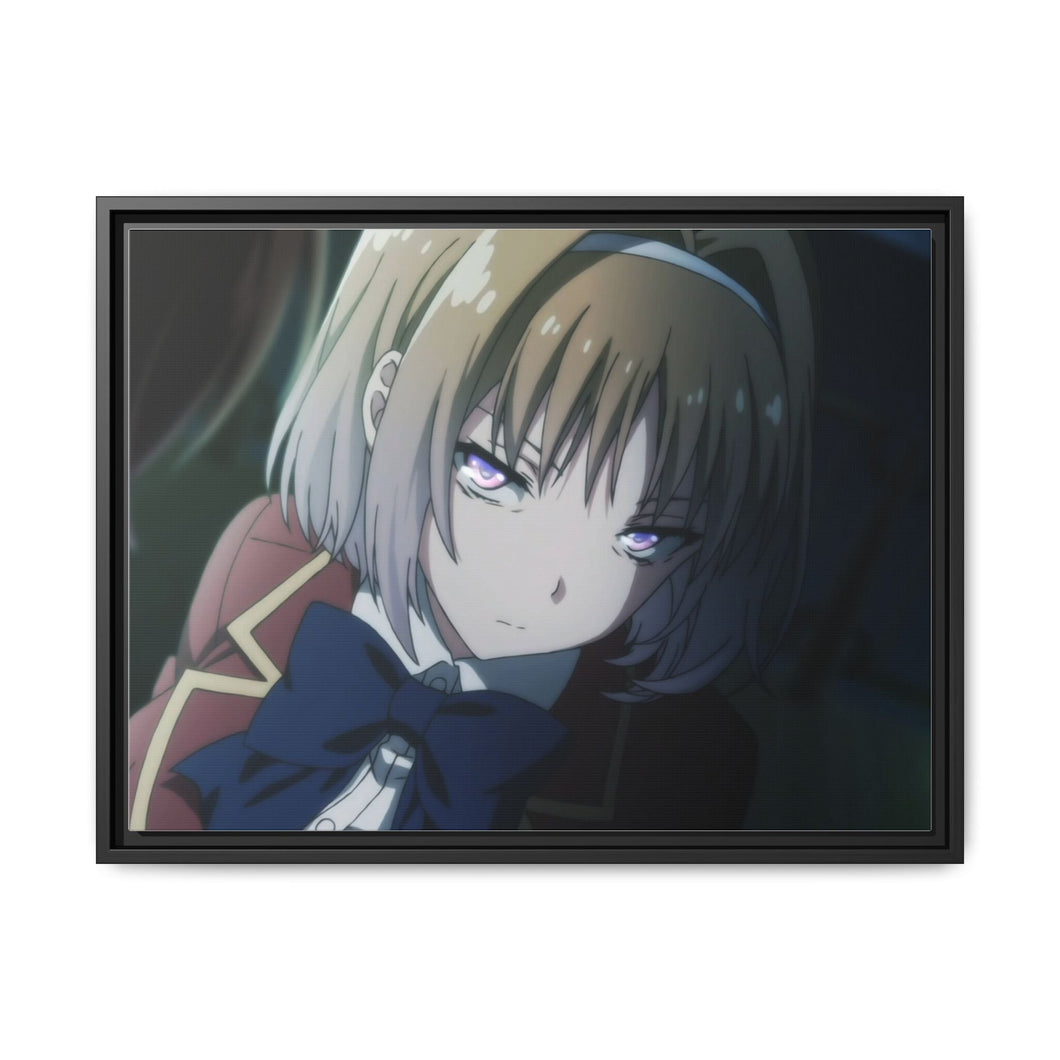 Kushida Kikyou Canvas Framed Art Print