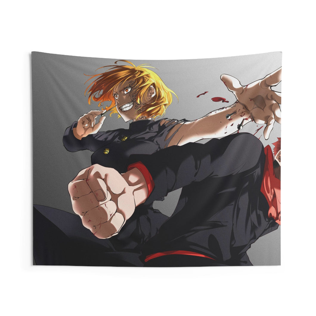 Nobara Kugisaki Yuji Itadori Indoor Wall Tapestry